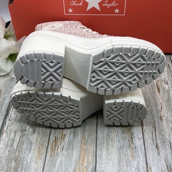 Chuck 70 De Luxe Heel Satin Hightop Boots Shoes Sneakers Size 7.5 - Picture 8 of 16